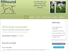 Tablet Screenshot of fithound.com